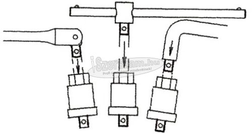 HANS 3/4" racsni adapter 24 fogas 1412Nm 61804 Cr-V