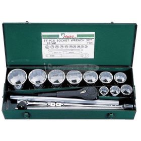   HANS 1" dugókulcs készlet 12 szögű 36-80mm 14 részes 8614M Cr-V