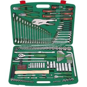   HANS 1/4"+ 1/2" szerszám készlet 158 részes TK-158V Cr-V