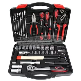   Z-TOOLS 1/4"+1/2" szerszám készlet 56 részes Cr-V hatszög