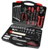 Z-TOOLS 1/4"+1/2" szerszám készlet 56 részes Cr-V hatszög