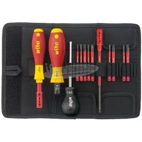   WIHA TorqueVario-S electric nyomaték-csavarozó készlet 0,8-5,0Nm vegyes 14 részes szigetelt VDE 1000V 40674