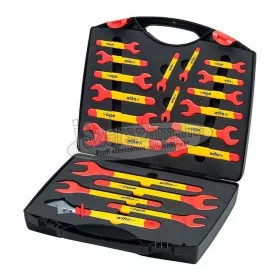   WIHA Egyoldalú szigetelt villáskulcskészlet 6-32mm 21 részes, kofferrel 43022
