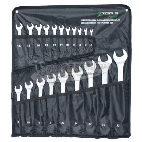   Z-TOOLS csillag-villás kulcskészlet elliptikus 6-32mm 20 részes 15° Cr-V