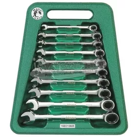   HANS racsnis csillag-villás kulcskészlet 8-19mm 10 részes 72 fogas Cr-V 166510MB