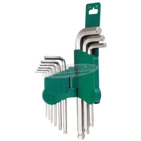   HANS gömbvégű imbuszkulcs készlet SW1,5-10 9 részes S2 acél 16774-29M