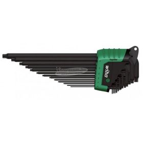   WIHA L-kulcs készlet ErgoStar tartóban TORX MagicSpring 14 részes, fekete oxidált 36503