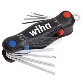   WIHA Multitool Mini PocketStar Lapos, Phillips, imbusz 8 részes 27936
