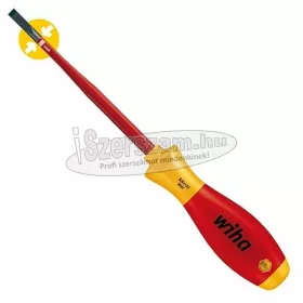   WIHA SoftFinish electric slimFix VDE szigetelt lapos csavarhúzó SL3,5-SL6,5 1000V Cr-V-Mo
