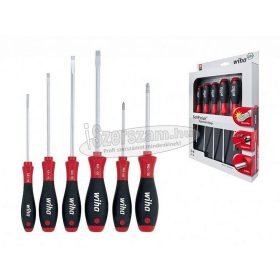   WIHA SoftFinish lapos+Phillips csavarhúzó készlet SL+PH 6 részes 07152 Cr-V-Mo 07152