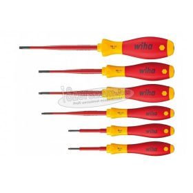   WIHA SoftFinish electric slimFix VDE 1000V szigetelt csavarhúzó készlet TORX T8-T25 6 részes 36558 Cr-V-Mo 36558
