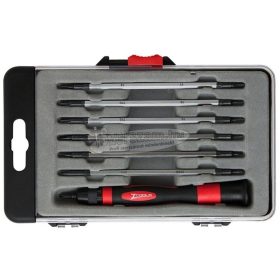   Z-TOOLS műszerész csavarhúzó készlet SL+PH+T 14in1 7+1 részes Cr-V