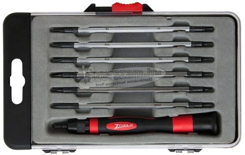 Z-TOOLS műszerész csavarhúzó készlet SL+PH+T 14in1 7+1 részes Cr-V