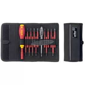   WIHA szigetelt csavarhúzó készlet SL+PH+PZ+SL/PZ+T 16 részes 36068 SoftFinish electric slimVario VDE 1000V 36068
