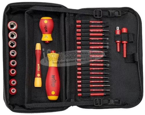 WIHA slimVario electric VDE szigetelt szerszámtáska 31 részes, 1000V 43465