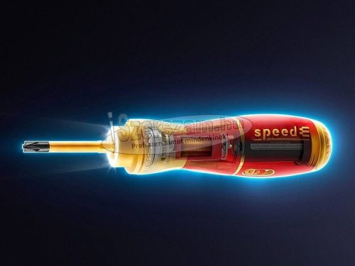 WIHA szigetelt SpeedE II VDE E-csavarhúzó készlet SL+SL/PZ 591 7 részes 1000V 44318