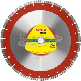   KLINGSPOR Gyémánt vágókorong DT 350 BT EXTRA 300-400x2,8-3,6x20-25,4 mm Szabványos turbó