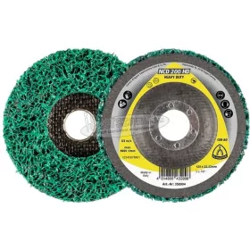   KLINGSPOR Tisztítókorong NCD 200 HD 125x22,23 mm extra durva, kerámiaburkolatú korund, egyenes 358004