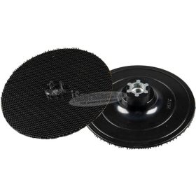   KLINGSPOR Tépőzáras flíz gumitányér NDS 555 C 125 mm M14 menet, központosítóval (felfogótárcsa SCM-flízkoronghoz) 358127