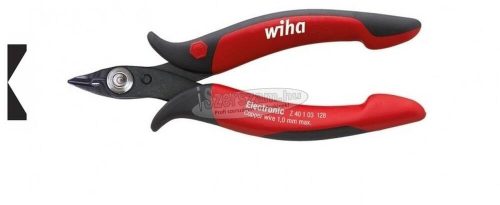 WIHA Electronic műszerész oldalcsípő fogó rugós 21° 128mm 27390