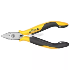   WIHA Professional ESD műszerész oldalcsípő fogó széles, hegyes fej fazetta nelkul 115mm 26821