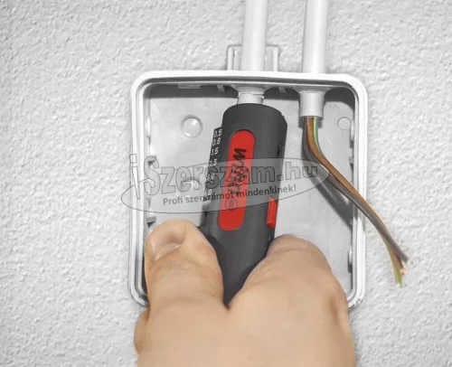 WIHA kábelcsupaszító 4in1 Multi-tool kerek kábelekhez kampós pengével 125mm 44242