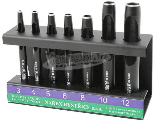 NAREX bőrlyukasztó hengeres készlet 3-12mm 7 részes 854800