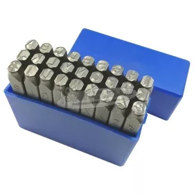   Z-TOOLS Betűbeütő készlet angol ABC 4-10mm 27 részes Cr-V