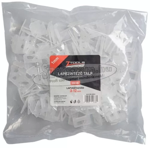 Z-TOOLS lapszintező talp 1/2/3mm (3-12) 100db