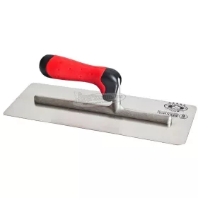   Z-TOOLS Gipszkarton glettelő, kerekített, homorított INOX 130x305mm ERGO Super-Profi