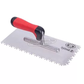 Z-TOOLS Glettelő fogazott V INOX 130x280mm ERGO Profi