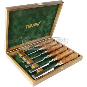   NAREX Premium Wood Line Plus asztalosvéső készlet 6 részes fadobozban 6-26mm 853200