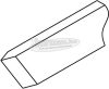 NAREX Profi faeszterga simítókés 18x4x150/465mm 818202