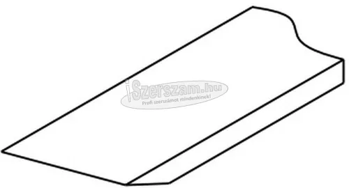 NAREX Profi faeszterga laposvéső ferde élű jobbos 18x4x150/465mm 818208