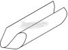 NAREX Profi faeszterga tálvéső 13x4x150/465mm 819103