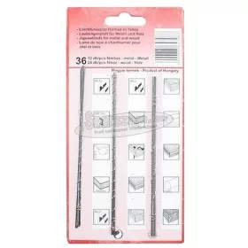 Z-TOOLS Lombfűrészlap fa+fém 130mm 36db (24+12)