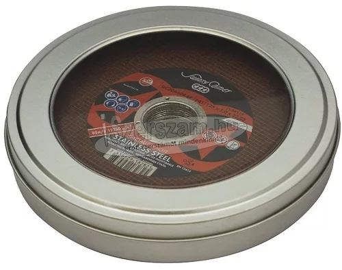 SWATYCOMET UltraCut INOX vágókorong d125x1x22,23mm UC20A60R-BF 10db Metalbox