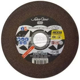   SWATYCOMET SPECIAL Accu STEEL+INOX vágókorong 115x1x22,23mm ACC20A60R-BF 10db Metalbox
