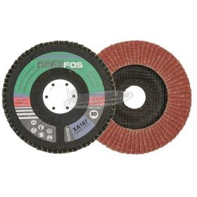   DEERFOS lamellás csiszolótányér F27 egyenes XA167 125x22,23mm P80A