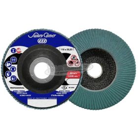   SWATYCOMET PROFESSIONAL INOX lamellás csiszolótányér F29 kúpos 115-180x22,23mm P40Z-P120Z