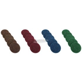   Z-TOOLS gyors rögzítésű vlies tárcsa barna 75mm durva-nagyon finom 5db