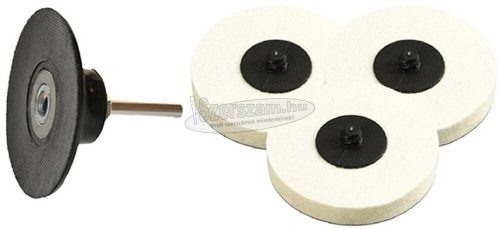 Z-TOOLS gyors rögzítésű filctárcsa 75mm