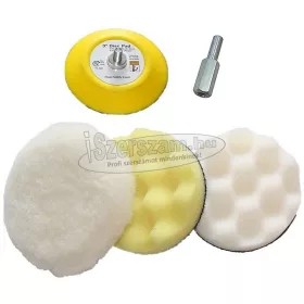 Z-TOOLS tépőzáras polírozó készlet 75mm 3+2 részes