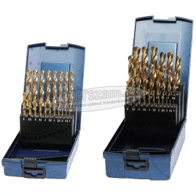   BOHRCRAFT csigafúró készlet HSS-TiN 19 részes 1-10/0,5mm KT10 ABS-Box