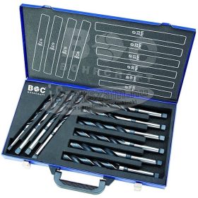   BOHRCRAFT kúposszárú csigafúró készlet HSS 10 részes 14-30mm MK1/2/3 MK10-2 Metal-Box