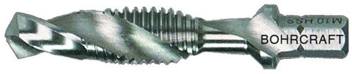 BOHRCRAFT metrikus kombinált gépi menetfúró HSS-G M4x0,7mm x SW1/4"