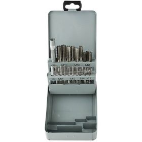   Z-TOOLS Kézi menetfúró készlet 21+1 részes HSS M3-M12 C126