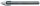 BOHRCRAFT hengeresszárú üvegfúró HM 4x58xS3,1mm