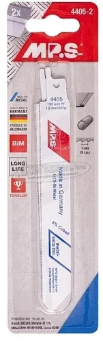 MPS szablyafűrészlap fémre BiM Co8 150x19x0,9/T1mm 4405-2db (S922AF)
