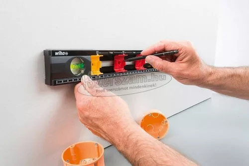 WIHA Villanyszerelő vízmérték 400mm 42074